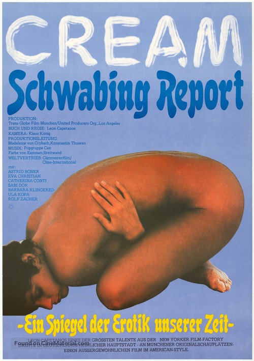 Cream - Schwabing-Report - German Movie Poster