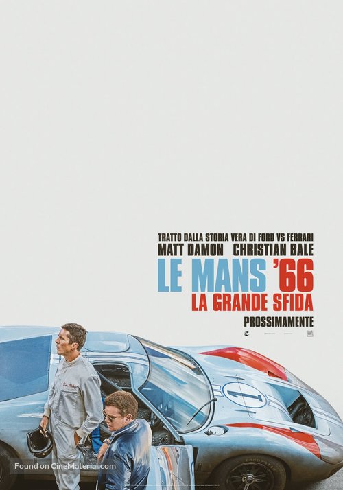 Ford v. Ferrari - Italian Movie Poster