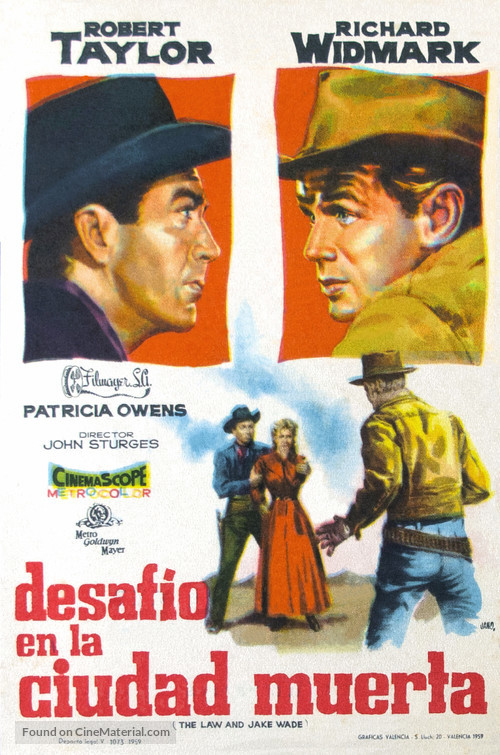 The Law and Jake Wade - Spanish Movie Poster