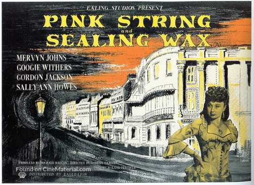 Pink String and Sealing Wax - British Movie Poster