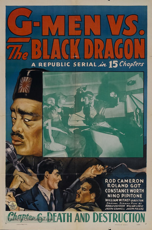 G-men vs. the Black Dragon - Movie Poster