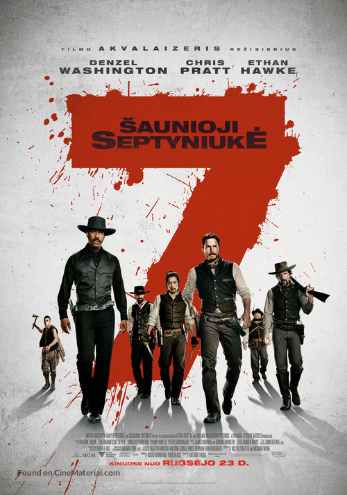 The Magnificent Seven - Lithuanian Movie Poster