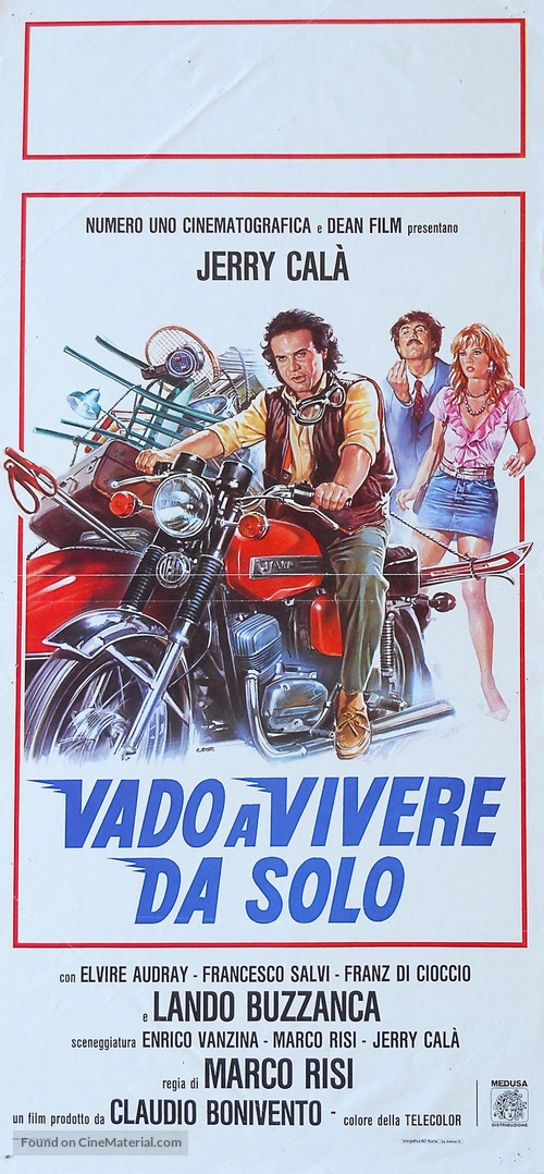 Vado a vivere da solo - Italian Movie Poster