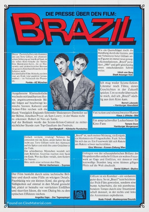 Brazil - German Movie Poster