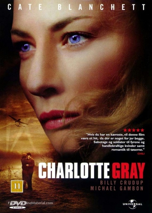 Charlotte Gray - Danish Movie Cover