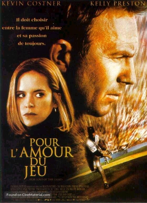 For Love of the Game - French Movie Poster