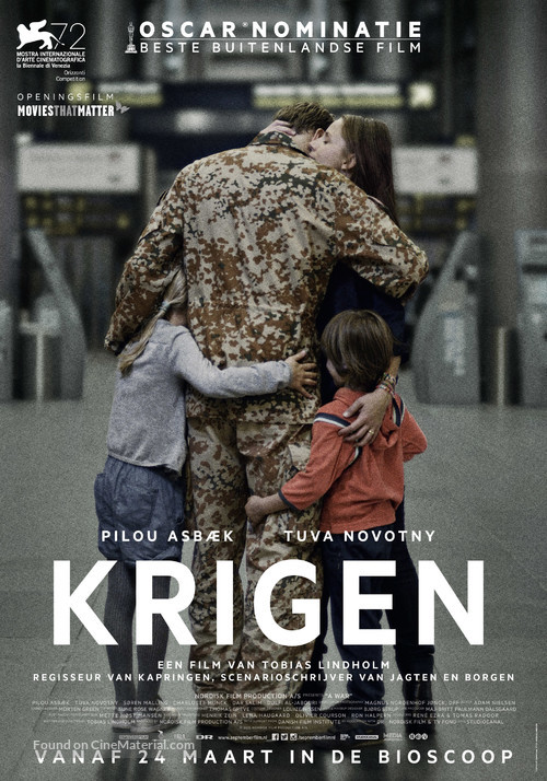 Krigen - Dutch Movie Poster