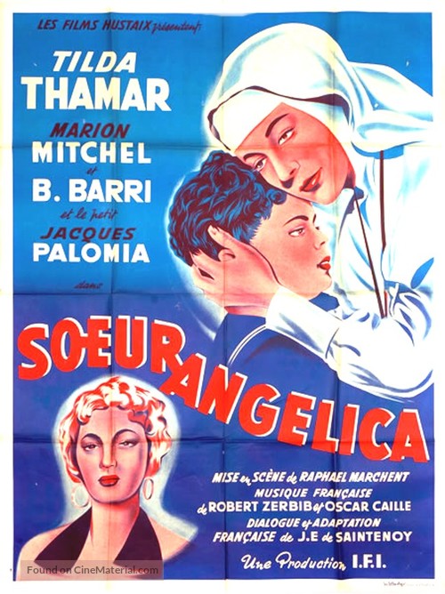 Sor Ang&eacute;lica - French Movie Poster