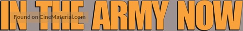 In the Army Now - Logo
