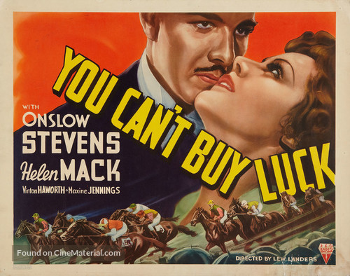 You Can&#039;t Buy Luck - Movie Poster