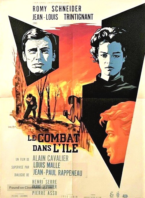 Le combat dans l&#039;&icirc;le - French Movie Poster