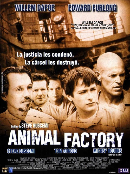 Animal Factory - Spanish Movie Poster
