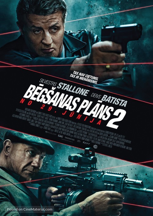 Escape Plan 2: Hades - Latvian Movie Poster