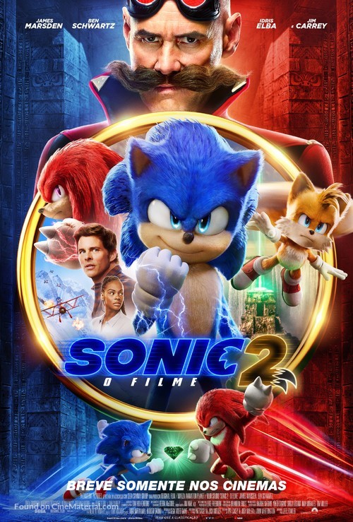 Sonic the Hedgehog 2 - Brazilian Movie Poster