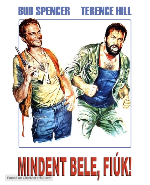 Pi&ugrave; forte, ragazzi! - Hungarian Blu-Ray movie cover