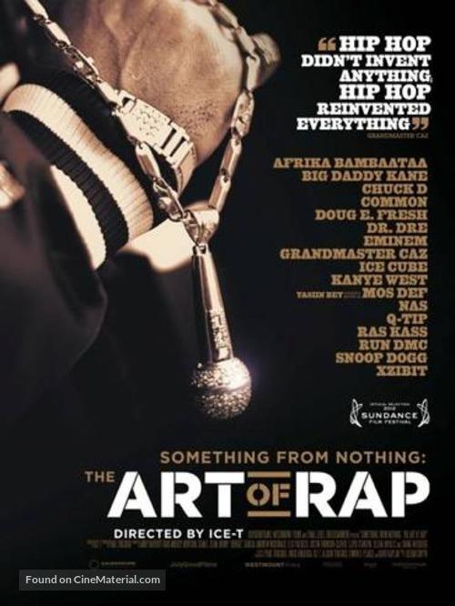 Something from Nothing: The Art of Rap - British Movie Poster
