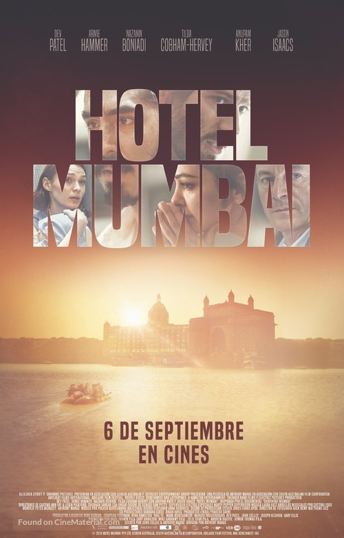 Hotel Mumbai - Spanish Movie Poster