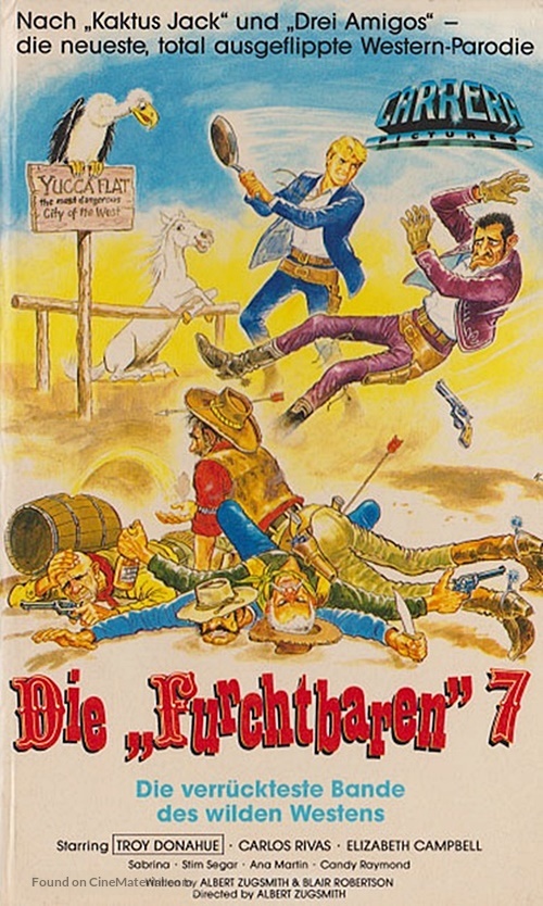 The Phantom Gunslinger - German VHS movie cover