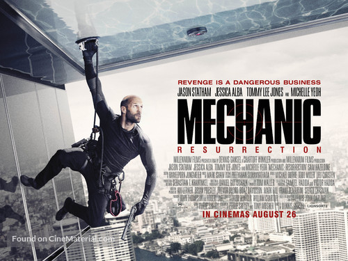 Mechanic: Resurrection - British Movie Poster