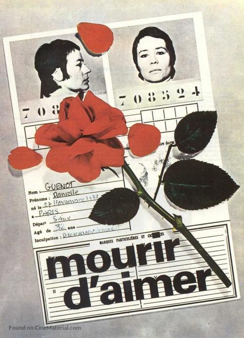 Mourir d&#039;aimer - French Movie Poster