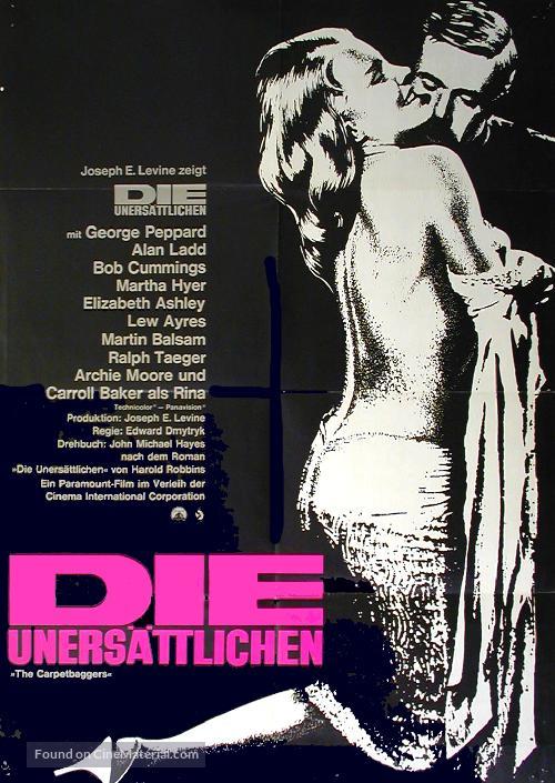 The Carpetbaggers - German Movie Poster