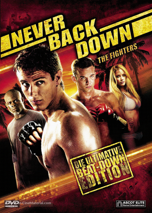Never Back Down - Swiss DVD movie cover
