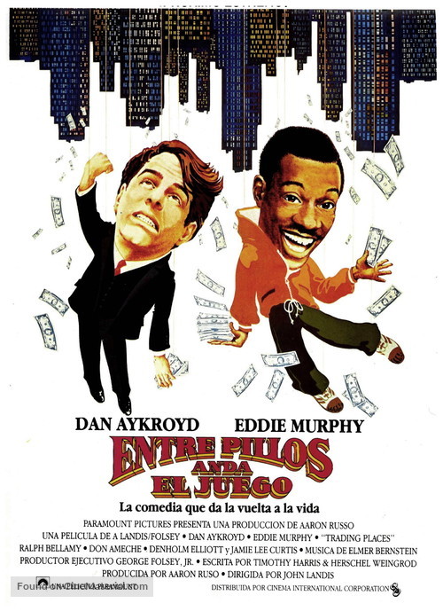 Trading Places - Spanish Movie Poster
