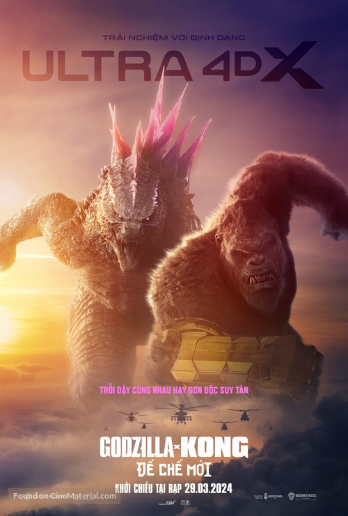 Godzilla x Kong: The New Empire - Vietnamese Movie Poster