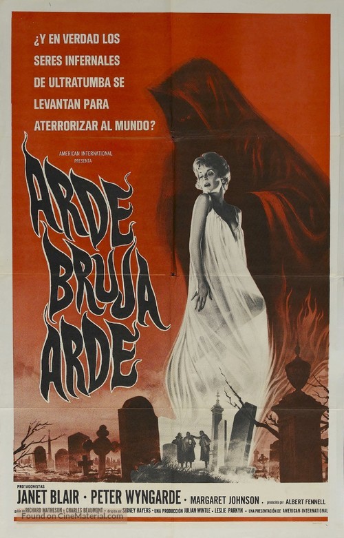 Night of the Eagle - Spanish Movie Poster