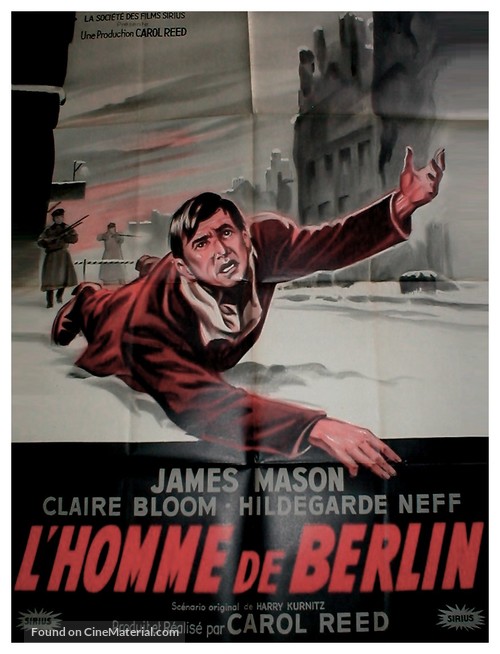 The Man Between - French Movie Poster