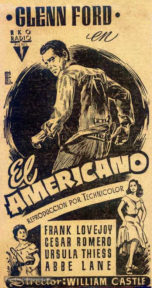 The Americano - Spanish Movie Poster