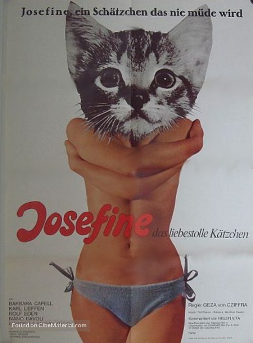 Josefine - das liebestolle K&auml;tzchen - German Movie Poster