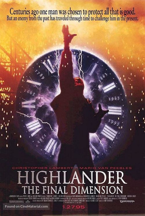 Highlander III: The Sorcerer - Movie Poster