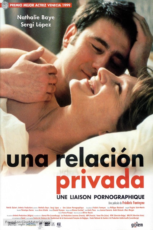 Une liaison pornographique - Spanish Movie Poster