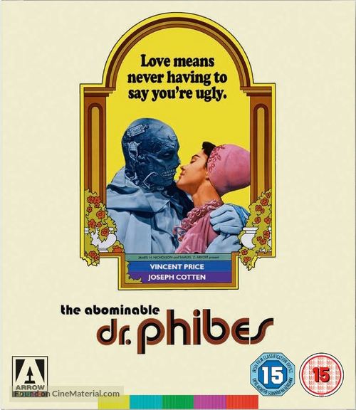 The Abominable Dr. Phibes - British Blu-Ray movie cover