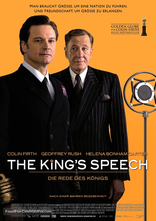 The King&#039;s Speech - German Movie Poster