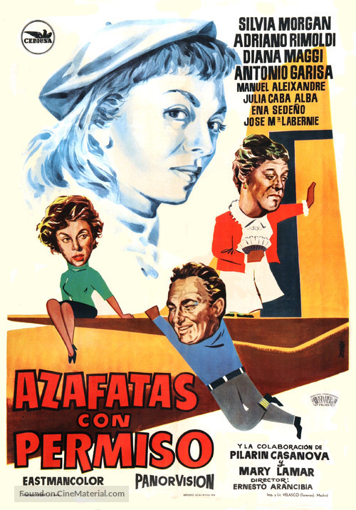 Azafatas con permiso - Spanish Movie Poster
