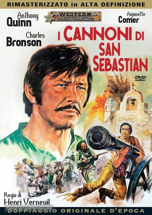La bataille de San Sebastian - Italian DVD movie cover