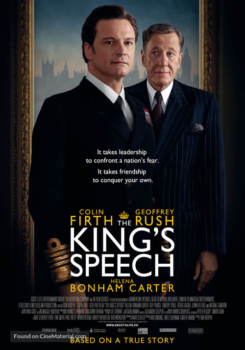 The King&#039;s Speech - Swiss Movie Poster