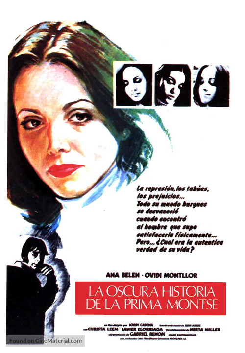 Oscura historia de la prima Montse, La - Spanish Movie Poster