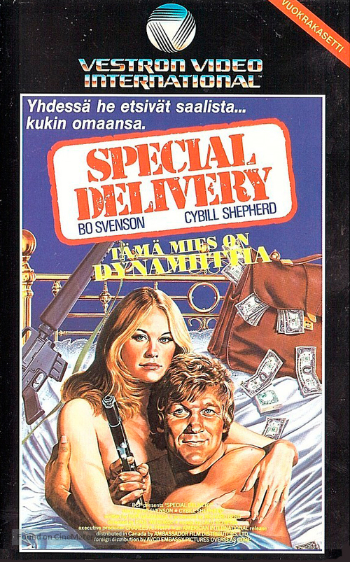 Special Delivery - Finnish VHS movie cover