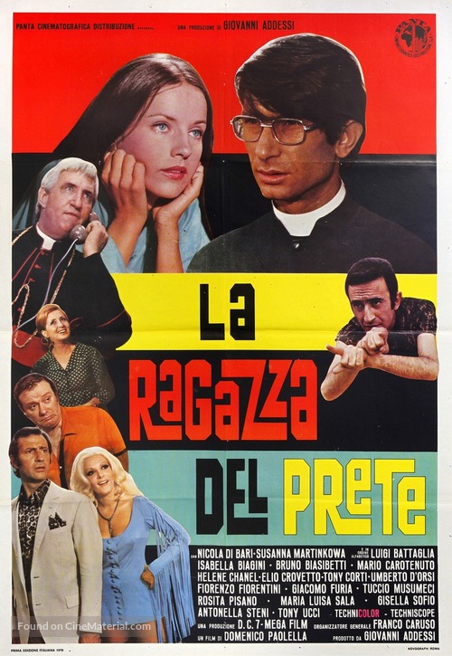 La ragazza del prete - Italian Movie Poster