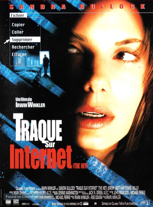 The Net - French Movie Poster