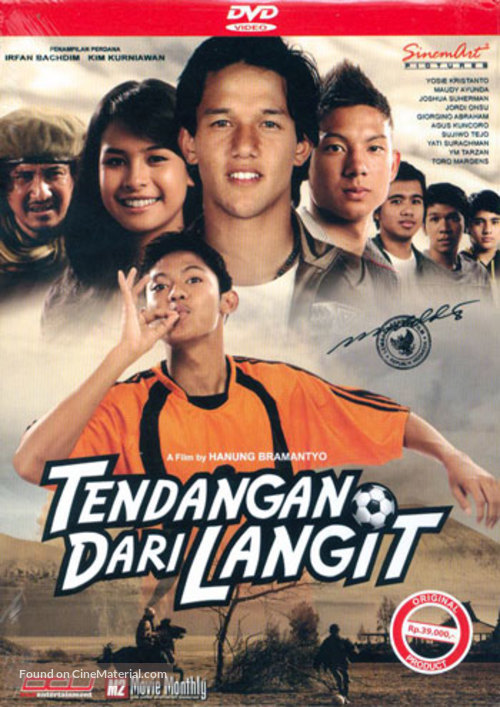 Tendangan dari langit - Indonesian DVD movie cover