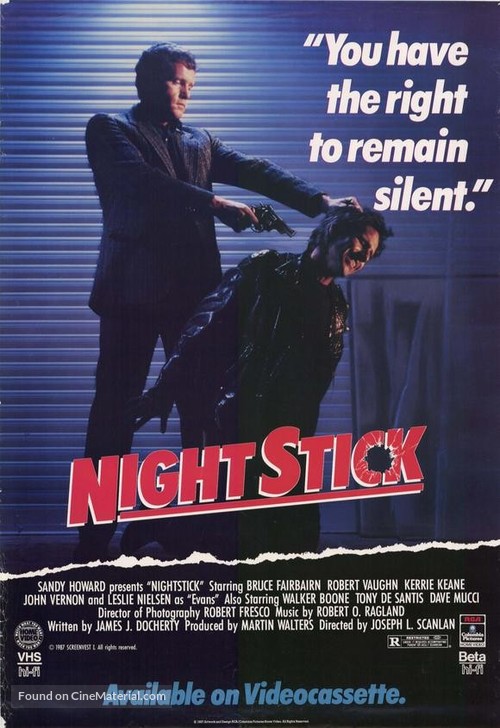 Nightstick - Video release movie poster