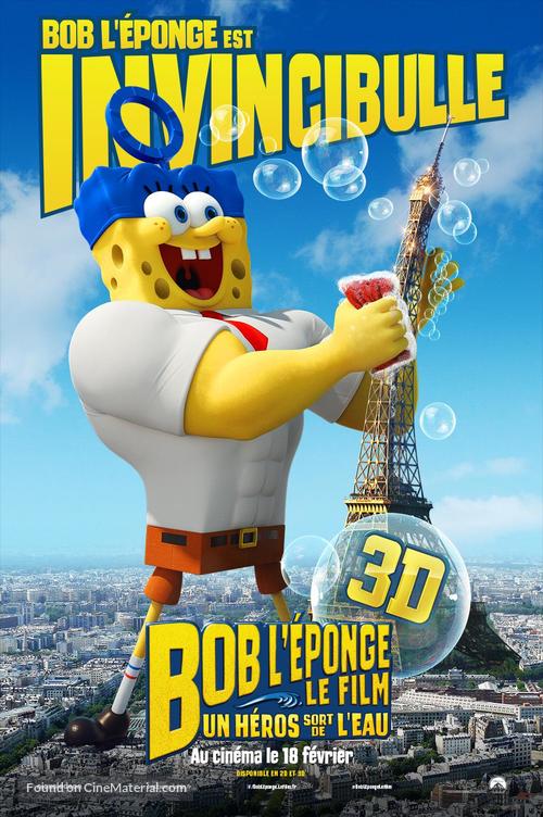 The SpongeBob Movie: Sponge Out of Water - French Movie Poster