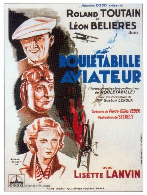 Rouletabille aviateur - French Movie Poster