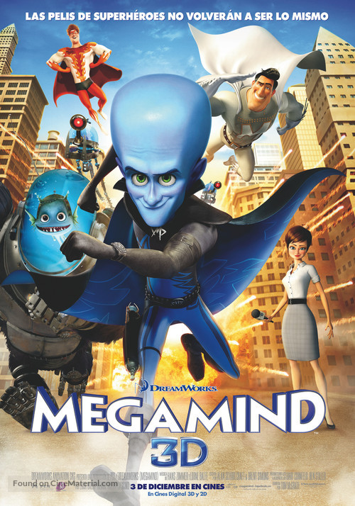 Megamind - Spanish Movie Poster