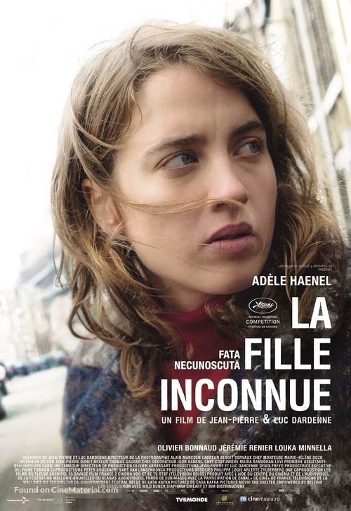 La fille inconnue - Romanian Movie Poster