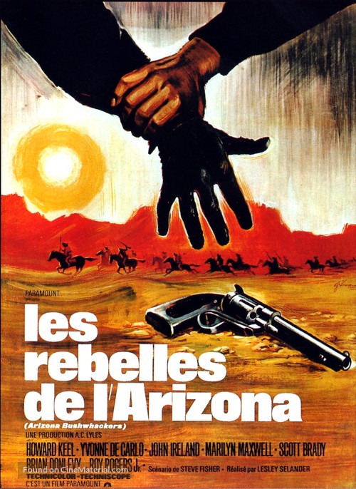 Arizona Bushwhackers - French Movie Poster